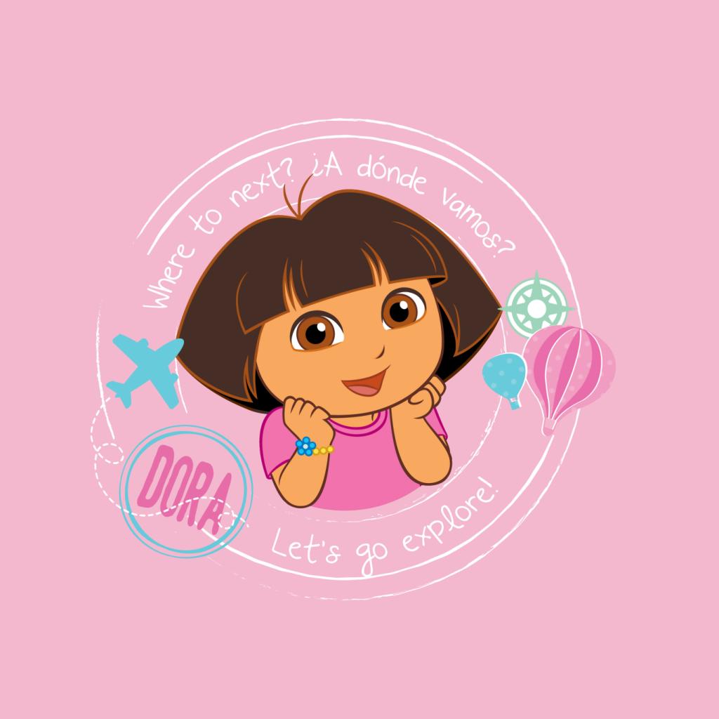 Dora The Explorer Where To Next Kid's T-Shirt-ALL + EVERY