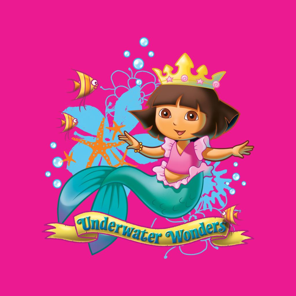 Dora The Explorer Underwater Wonders Kid's T-Shirt-ALL + EVERY