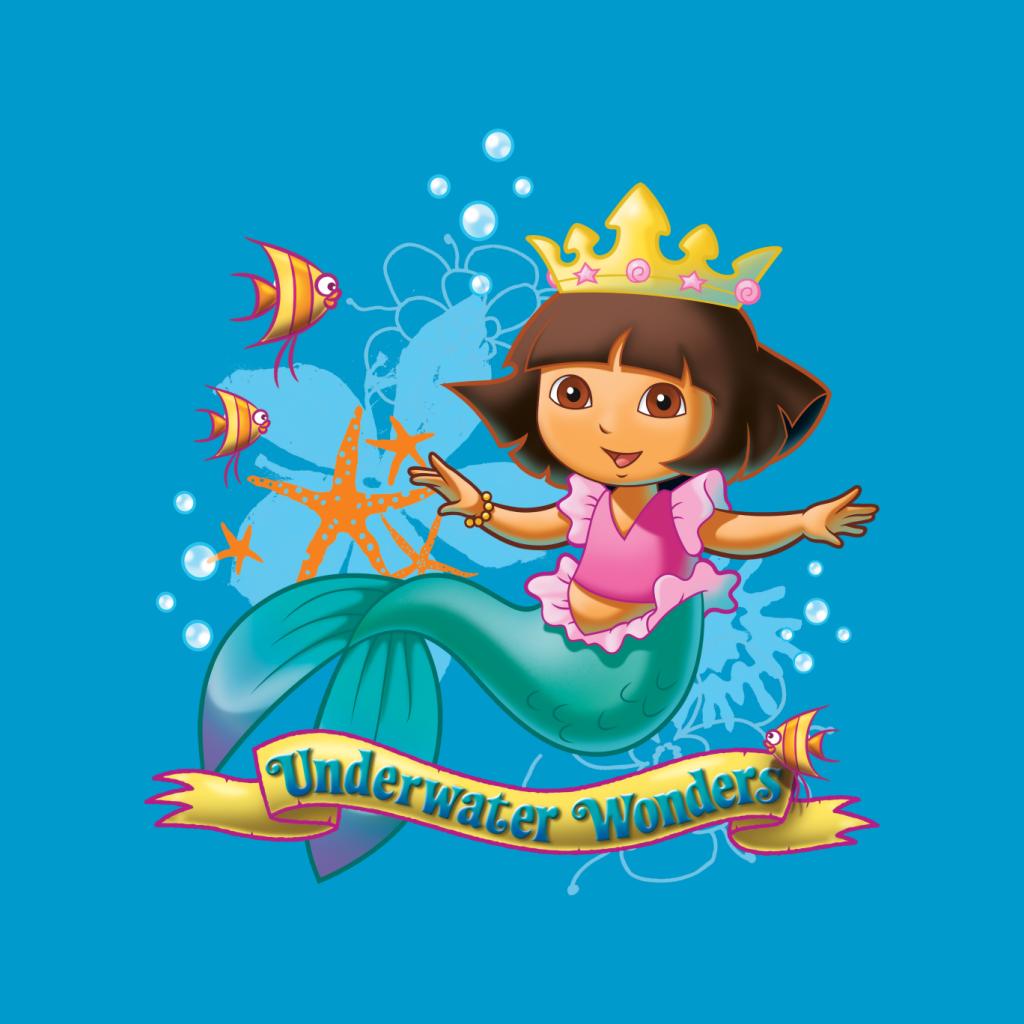 Dora The Explorer Underwater Wonders Kid's T-Shirt-ALL + EVERY