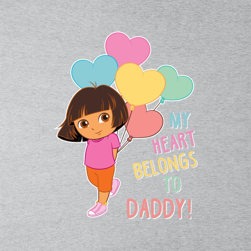 Dora The Explorer My Heart Belongs To Daddy Kid's T-Shirt-ALL + EVERY