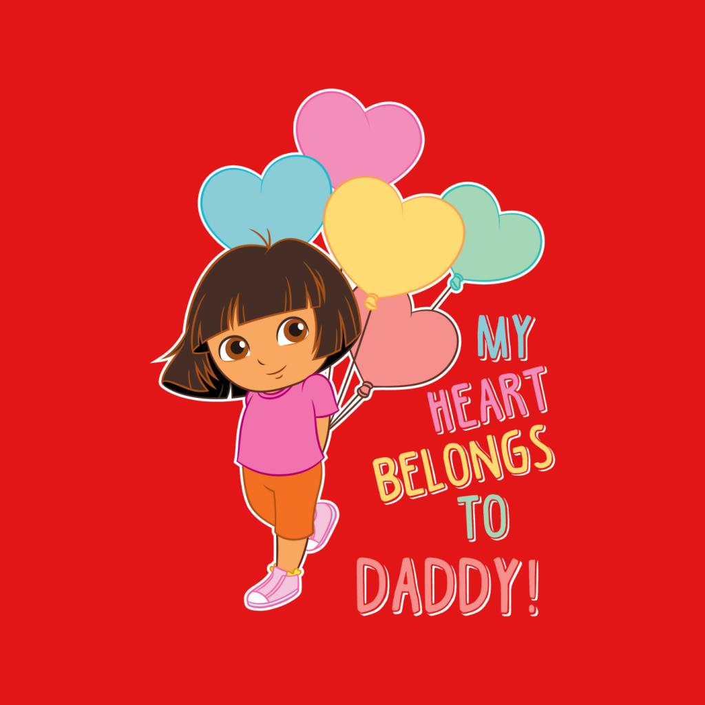 Dora The Explorer My Heart Belongs To Daddy Kid's T-Shirt-ALL + EVERY