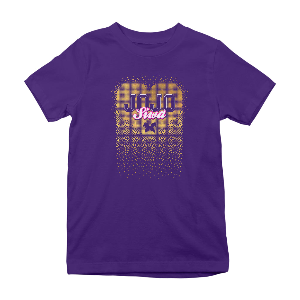 JoJo Siwa Love Heart Golden Dots Girls T-Shirt-ALL + EVERY