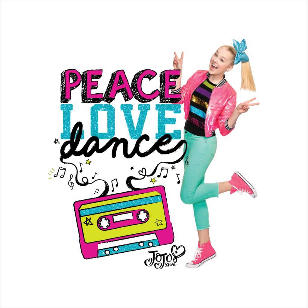 JoJo Siwa Peace Love Dance Cassette Girls T-Shirt-ALL + EVERY