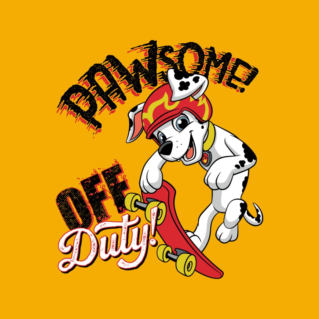 PAW Patrol Off Duty Pawsome Skateboarding Kid's T-Shirt-ALL + EVERY