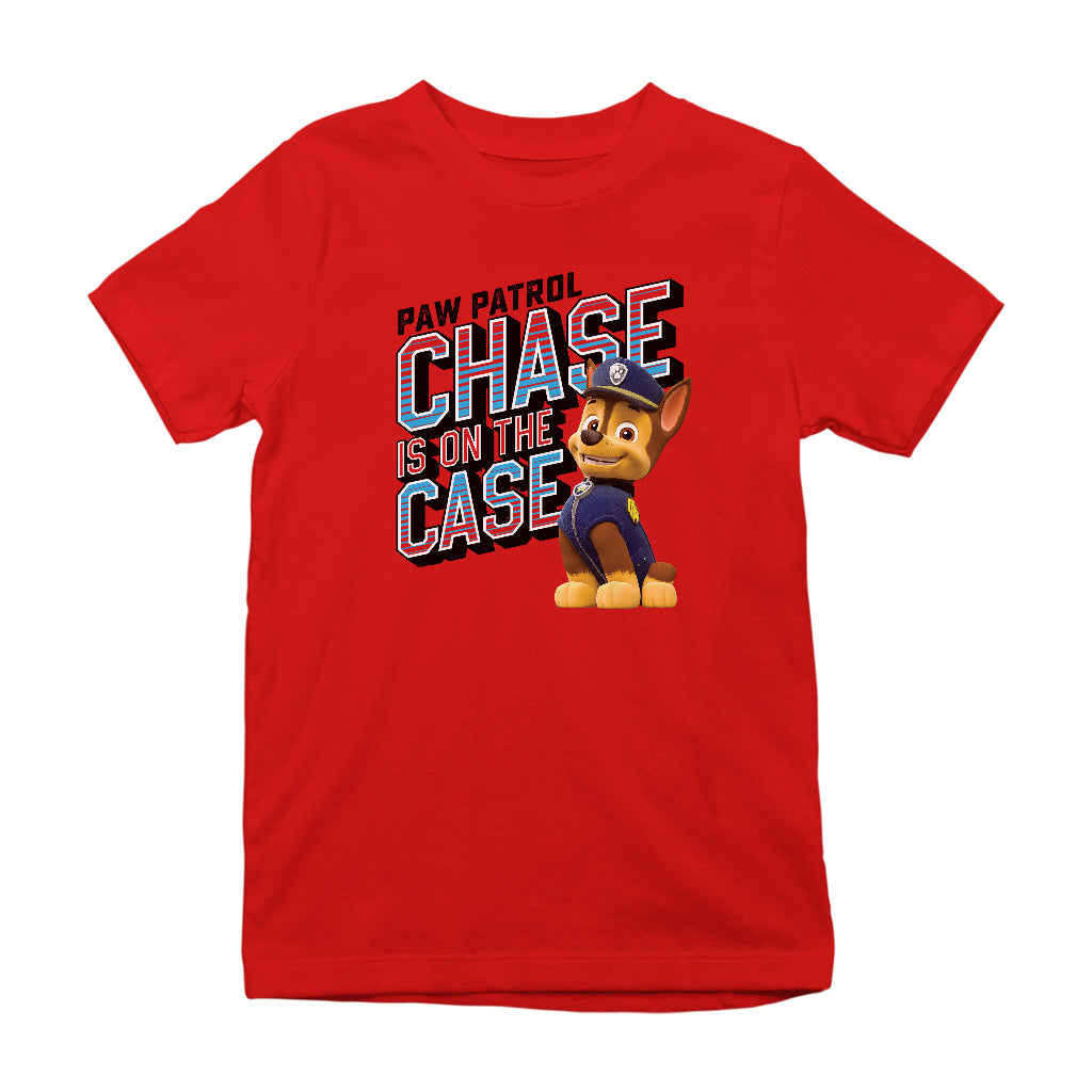 PAW Patrol Chase Is On The Case Kid's T-Shirt-ALL + EVERY