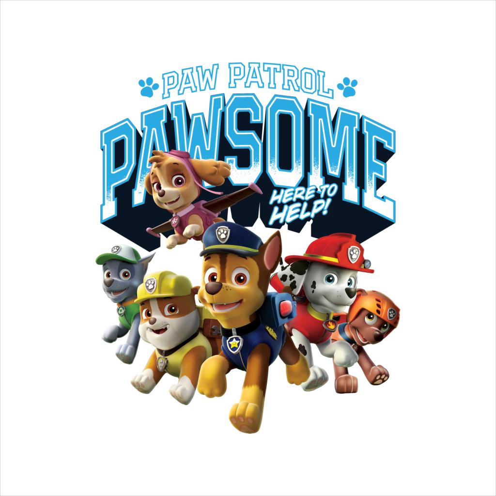 PAW Patrol Pawsome Pups Here To Help Kid's T-Shirt-ALL + EVERY