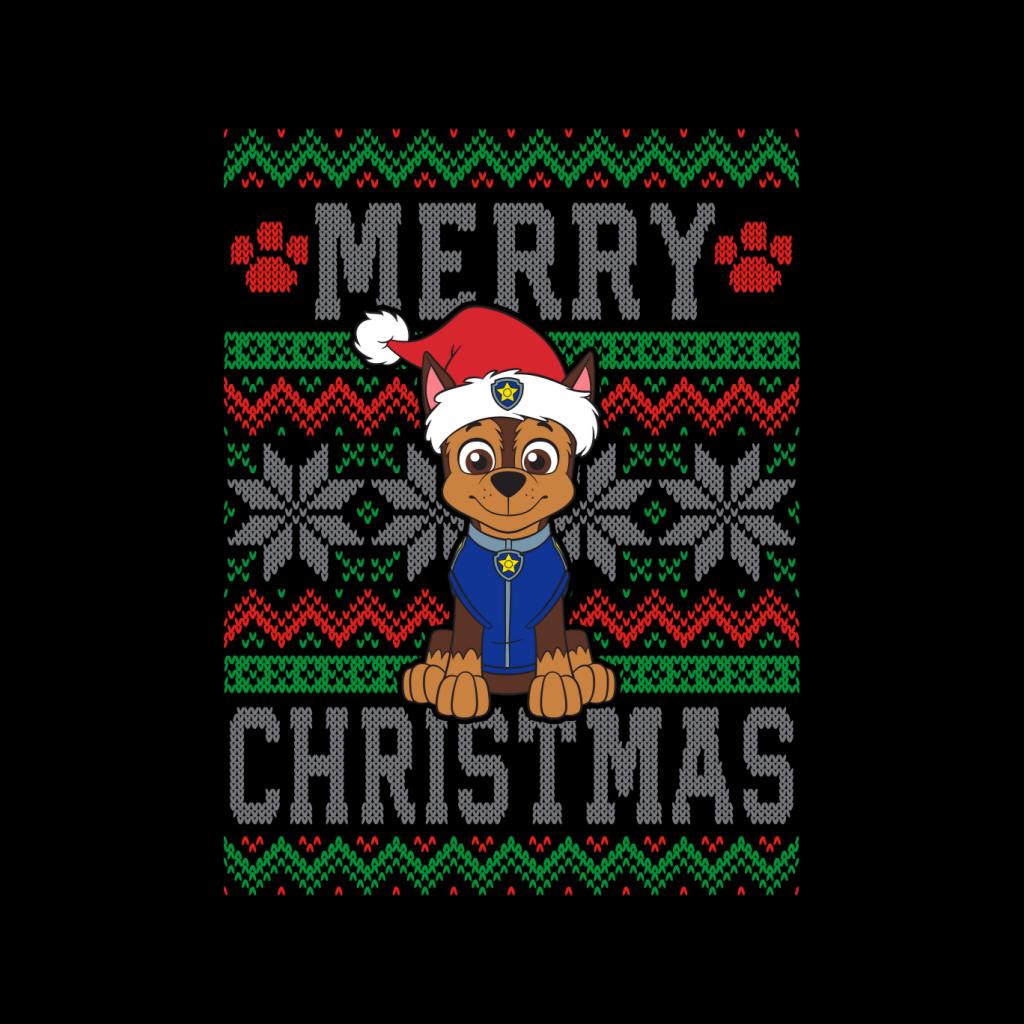 PAW Patrol Chase Merry Christmas Kid's T-Shirt-ALL + EVERY