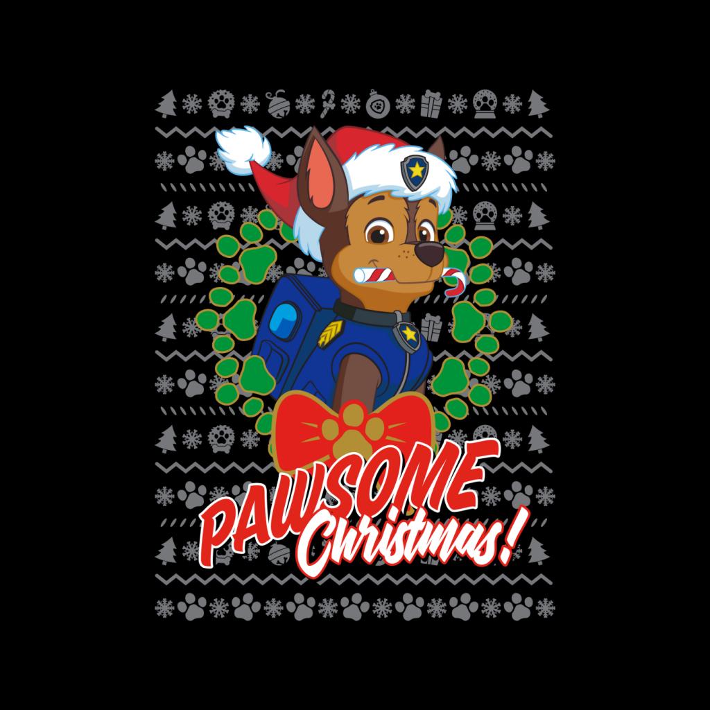 PAW Patrol Chase Pawsome Christmas Kid's T-Shirt-ALL + EVERY