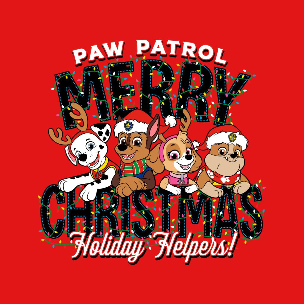 PAW Patrol Merry Christmas Holiday Helpers Kid's T-Shirt-ALL + EVERY