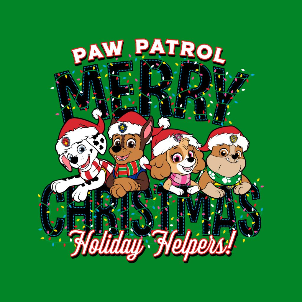 PAW Patrol Merry Christmas Holiday Helpers Santa Hats Kid's T-Shirt-ALL + EVERY