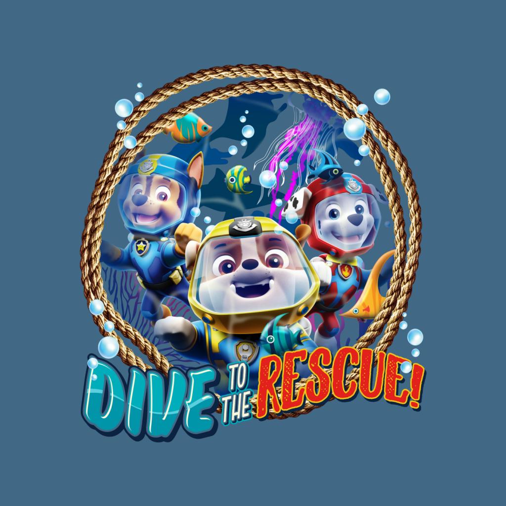 PAW Patrol Pups Dive To The Rescue Kid's T-Shirt-ALL + EVERY