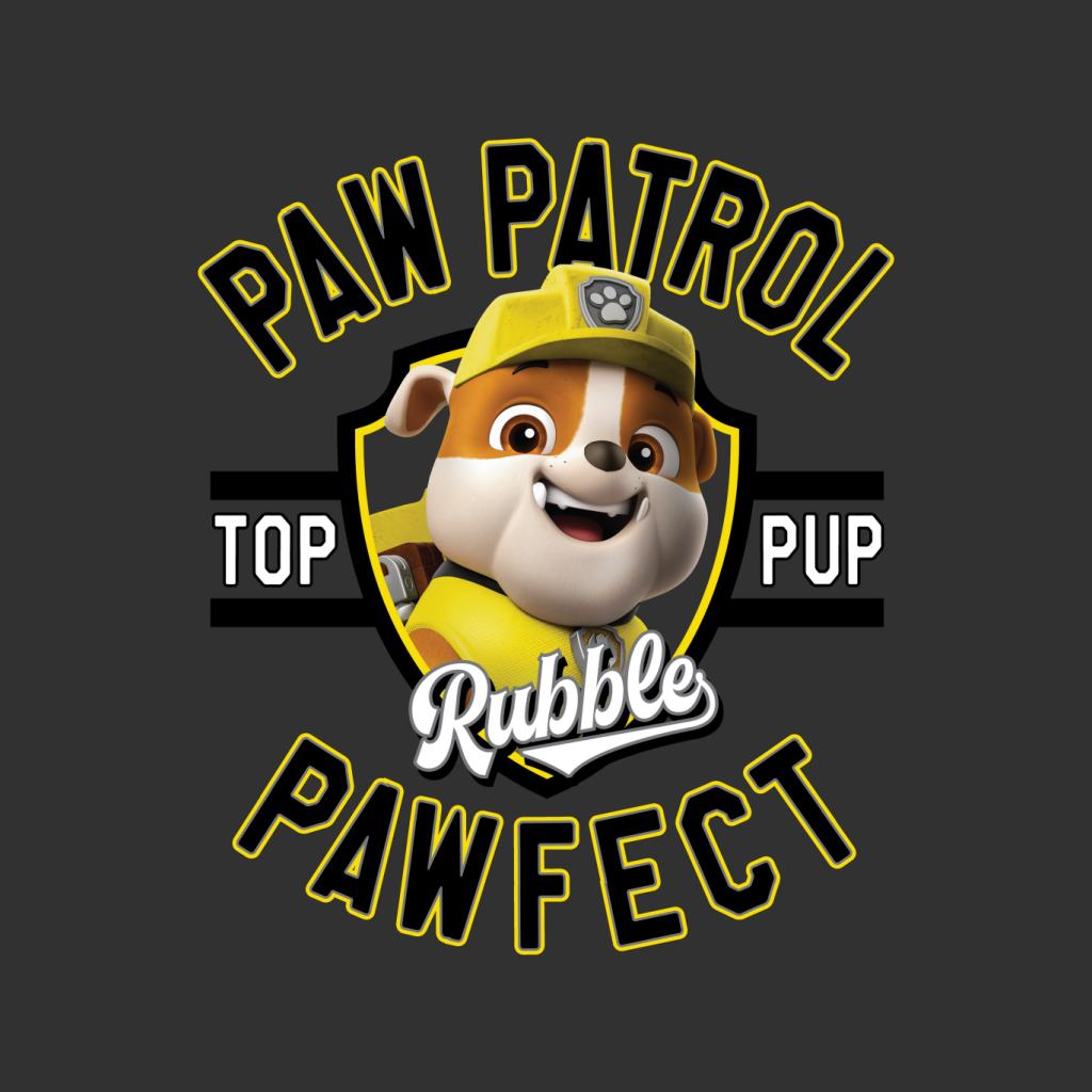 PAW Patrol Rubble Top Pup Pawfect Kid's T-Shirt-ALL + EVERY