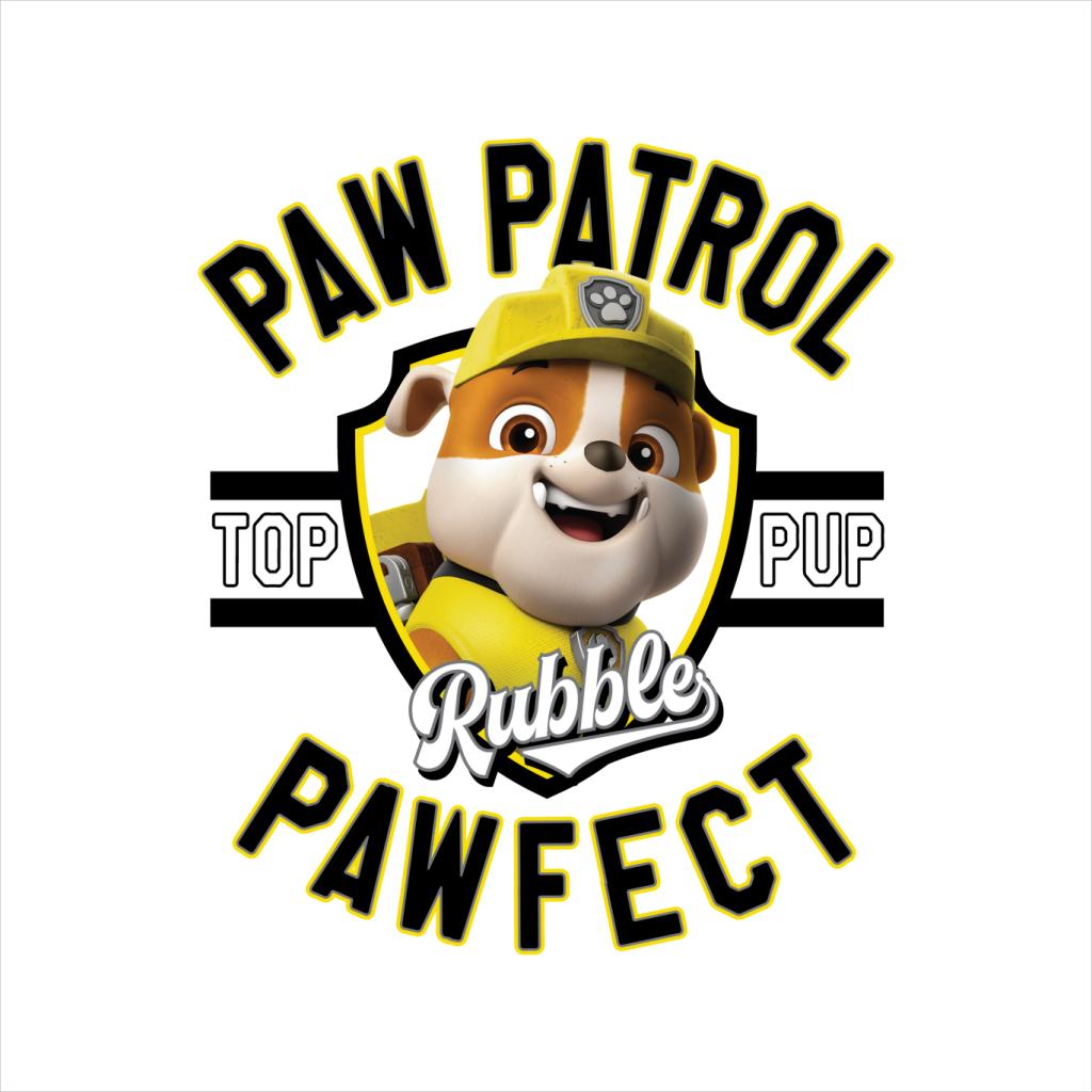 PAW Patrol Rubble Top Pup Pawfect Kid's T-Shirt-ALL + EVERY