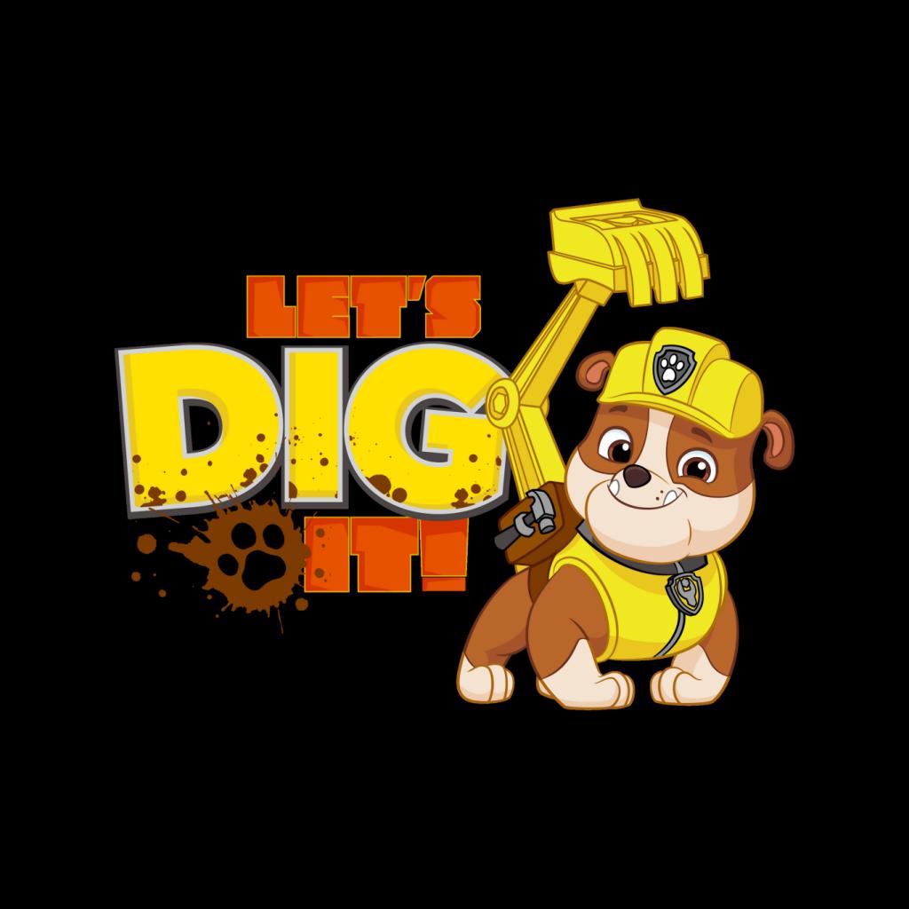 PAW Patrol Rubble Lets Dig It Kid's T-Shirt-ALL + EVERY