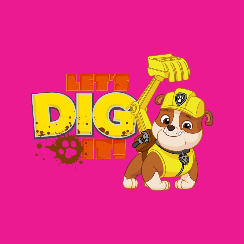 PAW Patrol Rubble Lets Dig It Kid's T-Shirt-ALL + EVERY