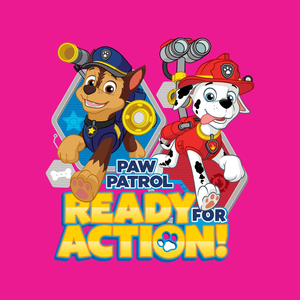 PAW Patrol Chase And Marshall Ready For Action Kid's T-Shirt-ALL + EVERY