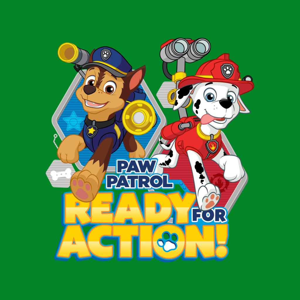 PAW Patrol Chase And Marshall Ready For Action Kid's T-Shirt-ALL + EVERY