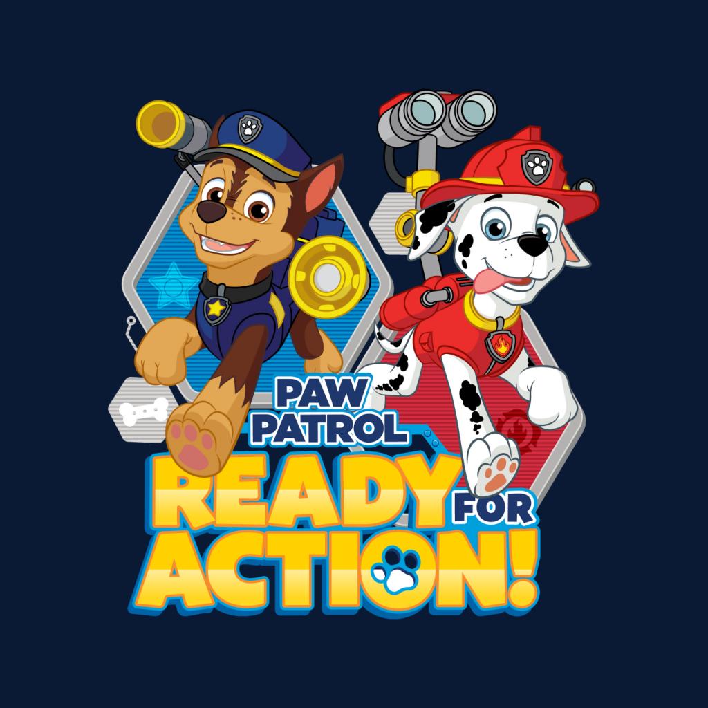 PAW Patrol Chase And Marshall Ready For Action Kid's T-Shirt-ALL + EVERY