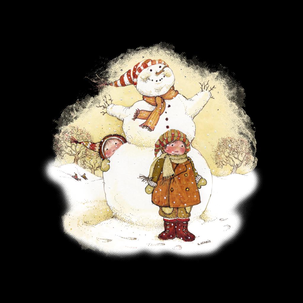 Holly Hobbie Christmas Snowman Kid's Sweatshirt-ALL + EVERY