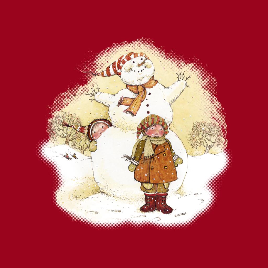 Holly Hobbie Christmas Snowman Women's Sweatshirt-ALL + EVERY