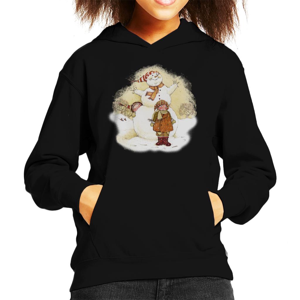 Holly Hobbie Christmas Snowman Kid's Hooded Sweatshirt-ALL + EVERY