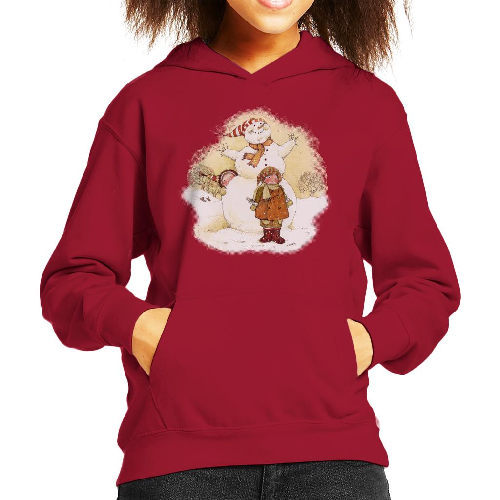 Holly Hobbie Christmas Snowman Kid's Hooded Sweatshirt-ALL + EVERY