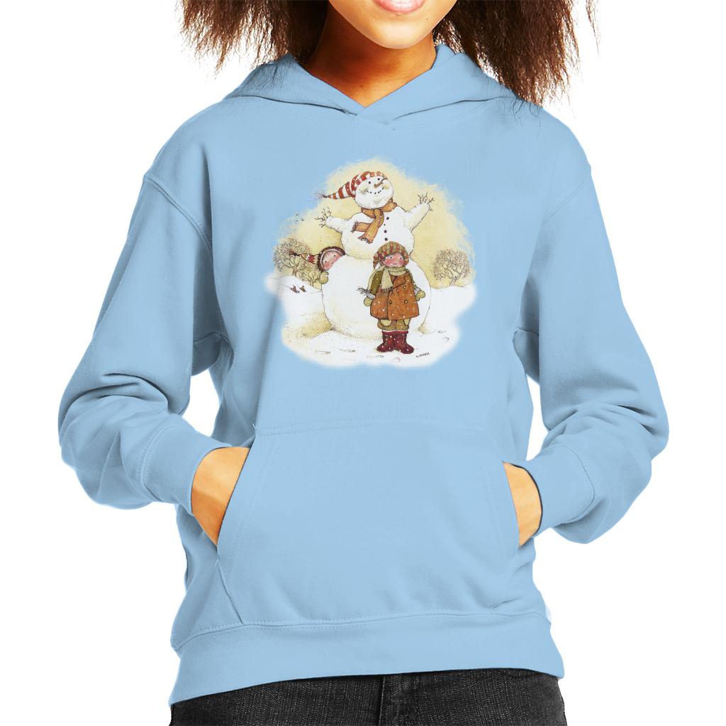 Holly Hobbie Christmas Snowman Kid's Hooded Sweatshirt-ALL + EVERY