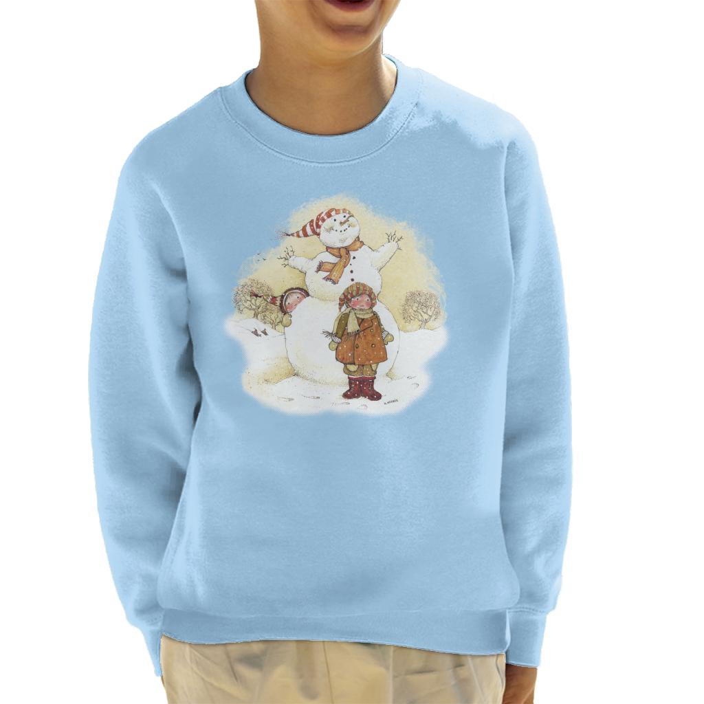 Holly Hobbie Christmas Snowman Kid's Sweatshirt-ALL + EVERY