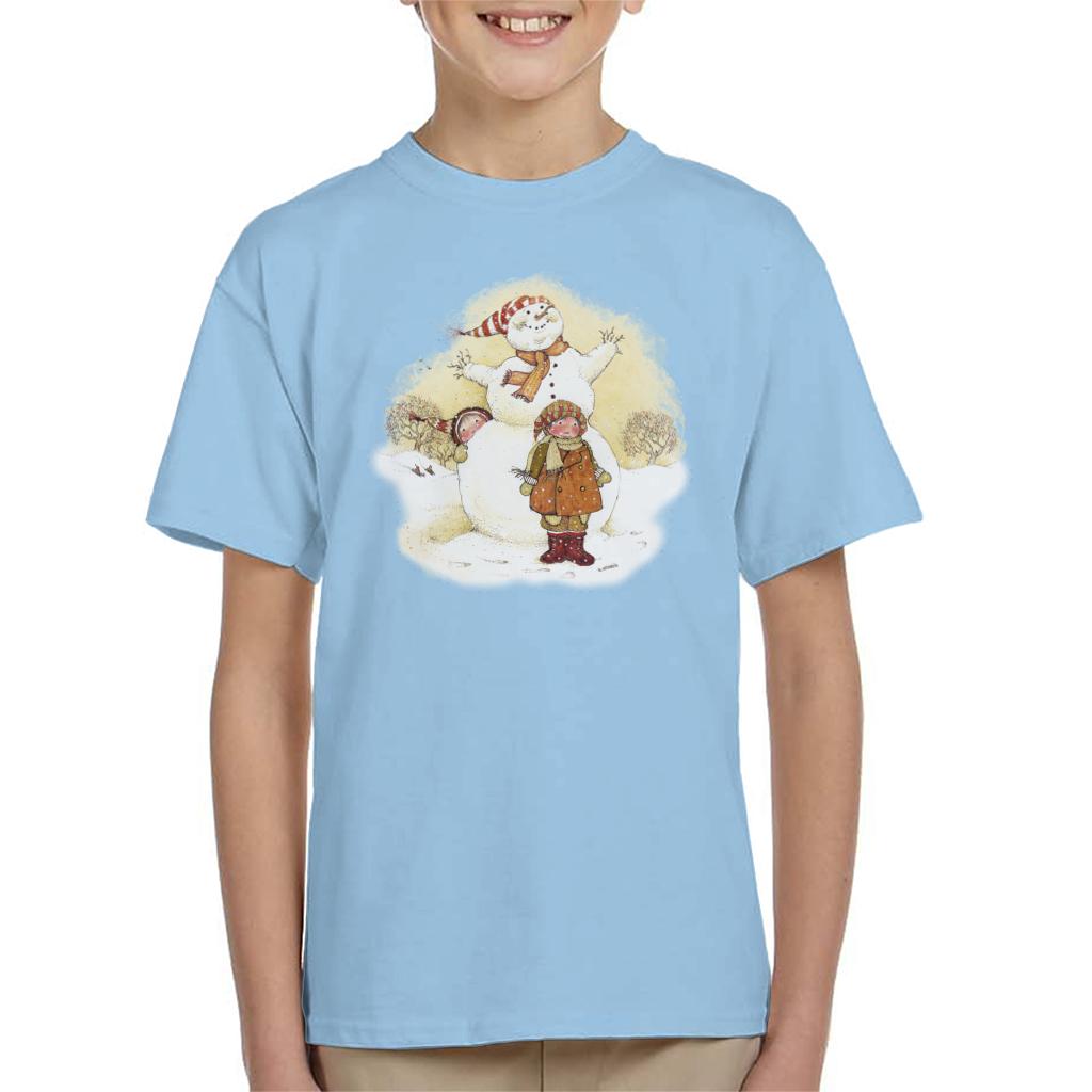 Holly Hobbie Christmas Snowman Kid's T-Shirt-ALL + EVERY