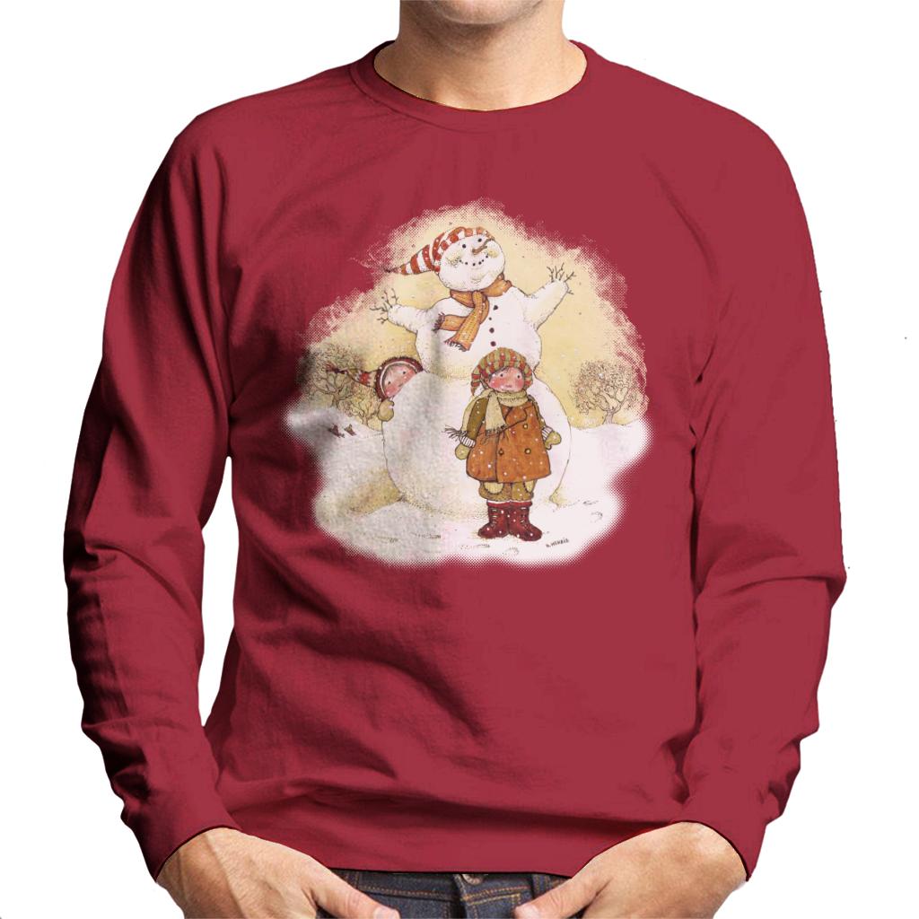 Holly Hobbie Christmas Snowman Men's Sweatshirt-ALL + EVERY