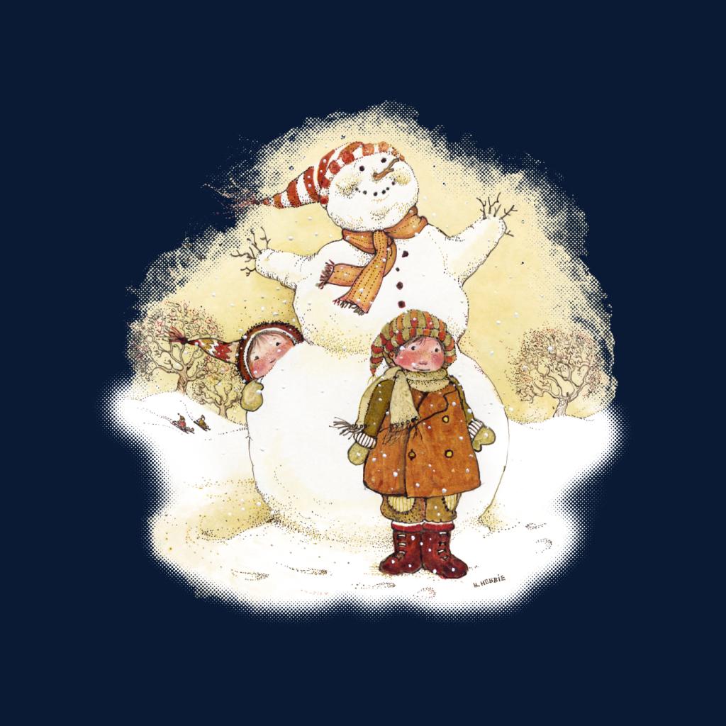 Holly Hobbie Christmas Snowman Kid's T-Shirt-ALL + EVERY