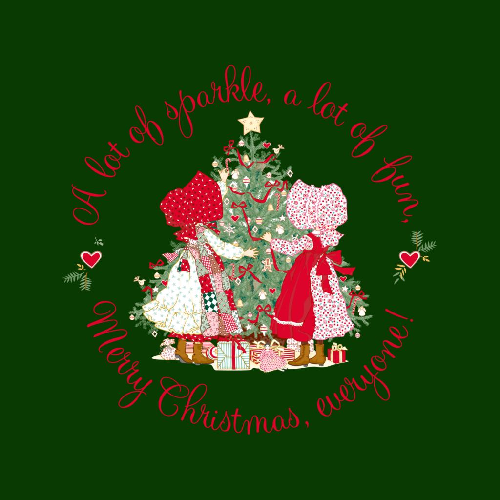 Holly Hobbie Christmas Sparkle And Fun Men's T-Shirt-ALL + EVERY