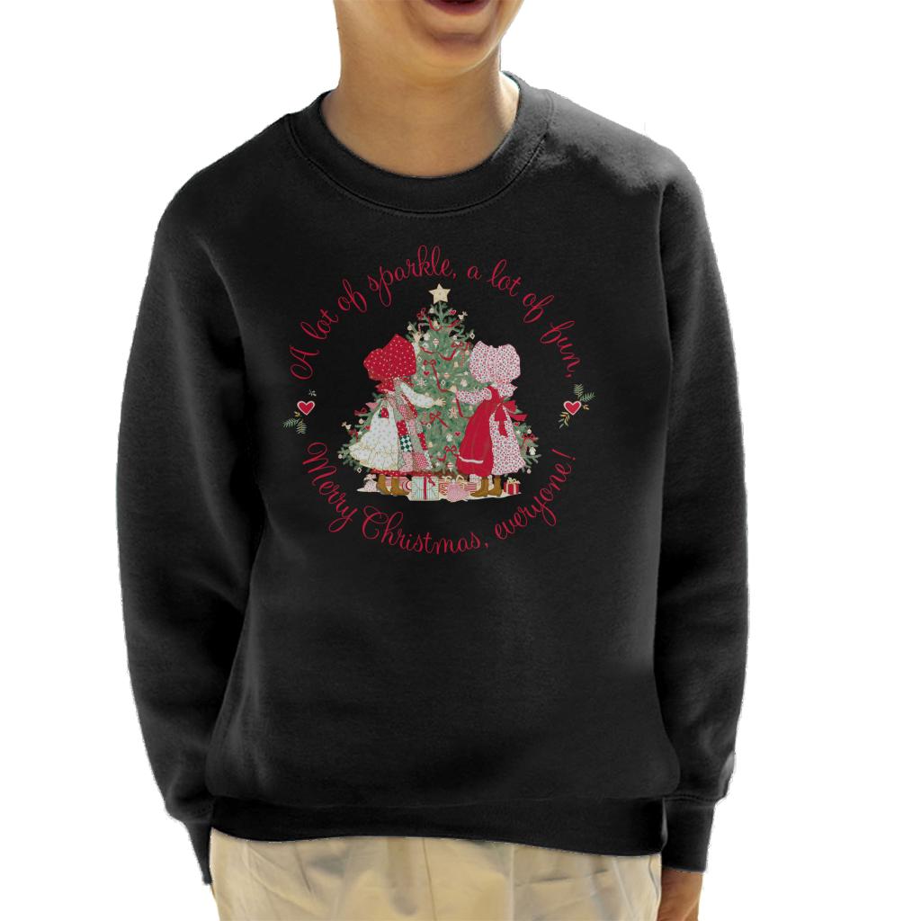 Holly Hobbie Christmas Sparkle And Fun Kid's Sweatshirt-ALL + EVERY