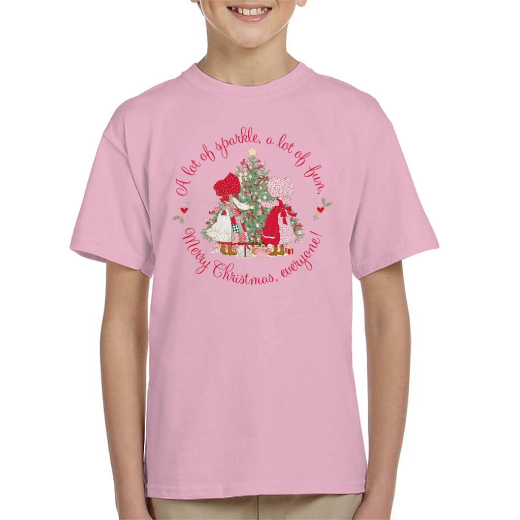 Holly Hobbie Christmas Sparkle And Fun Kid's T-Shirt-ALL + EVERY