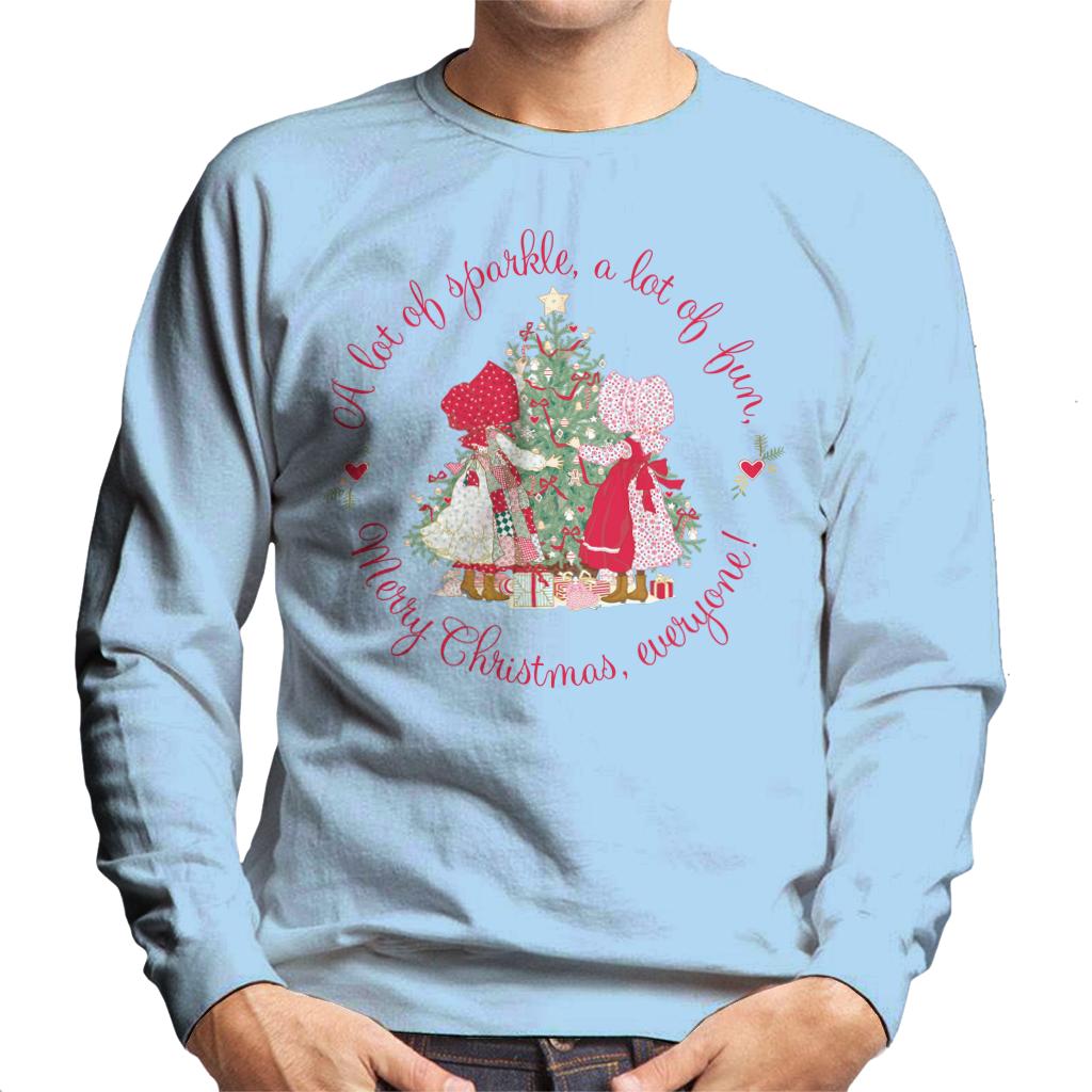 Holly Hobbie Christmas Sparkle And Fun Men's Sweatshirt-ALL + EVERY