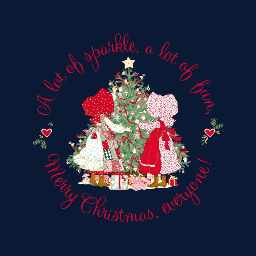 Holly Hobbie Christmas Sparkle And Fun Men's T-Shirt-ALL + EVERY