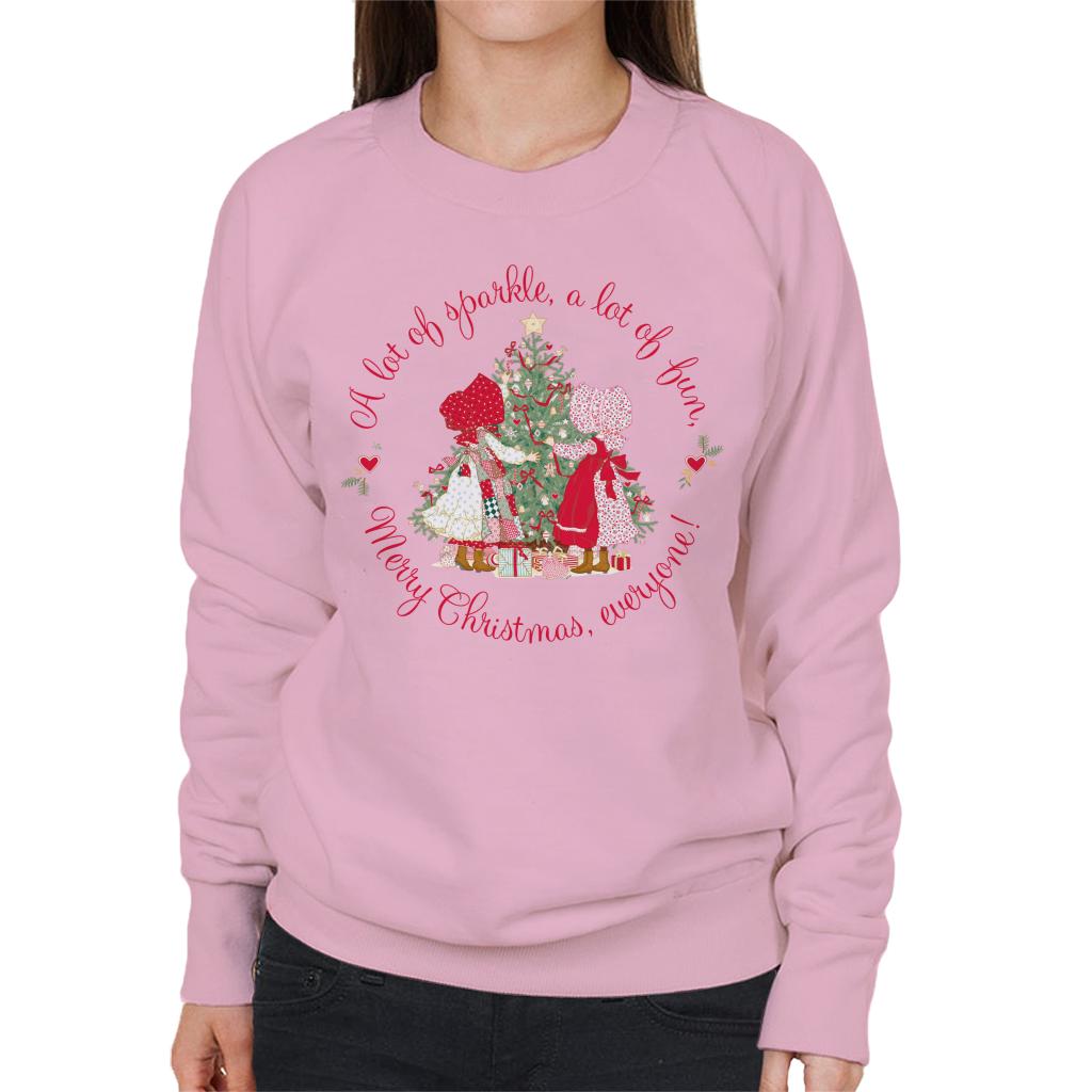 Holly Hobbie Christmas Sparkle And Fun Women's Sweatshirt-ALL + EVERY