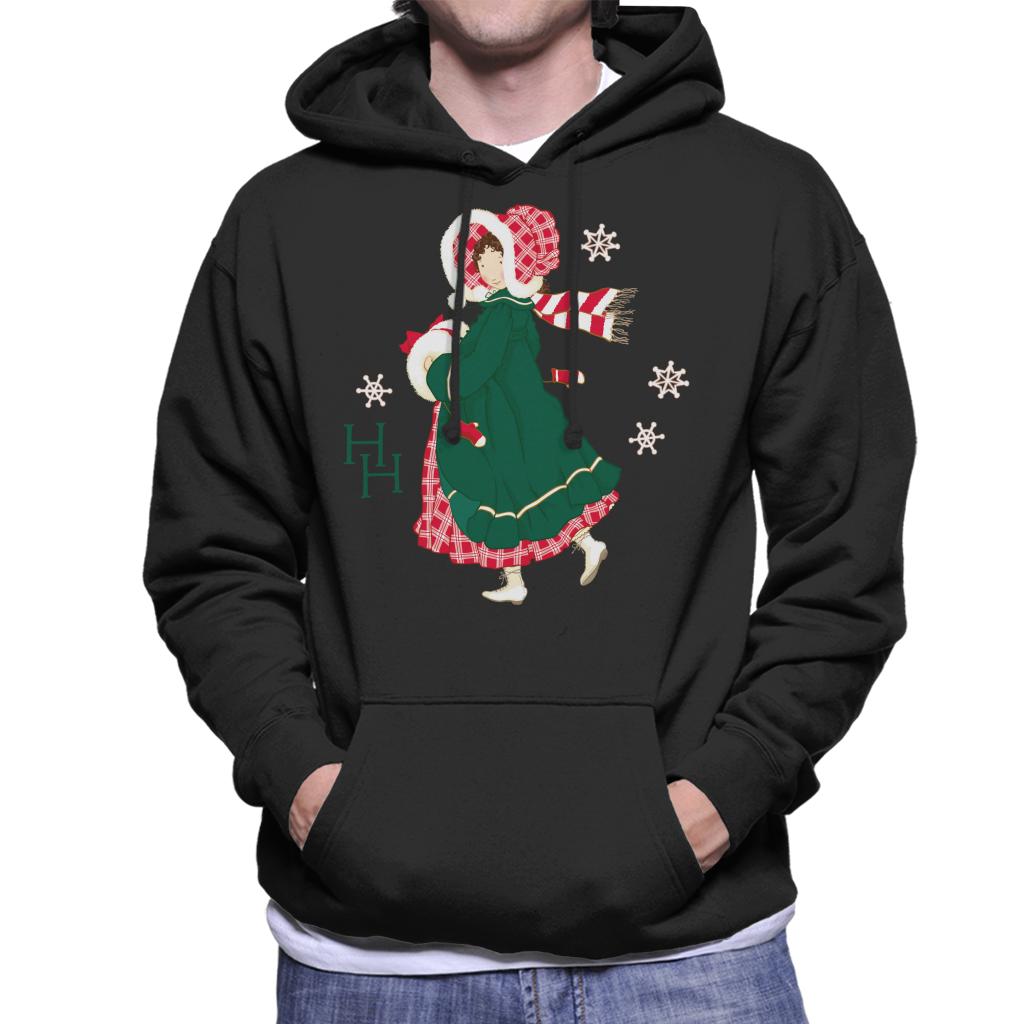 Holly Hobbie Christmas Dress Men's Hooded Sweatshirt-ALL + EVERY