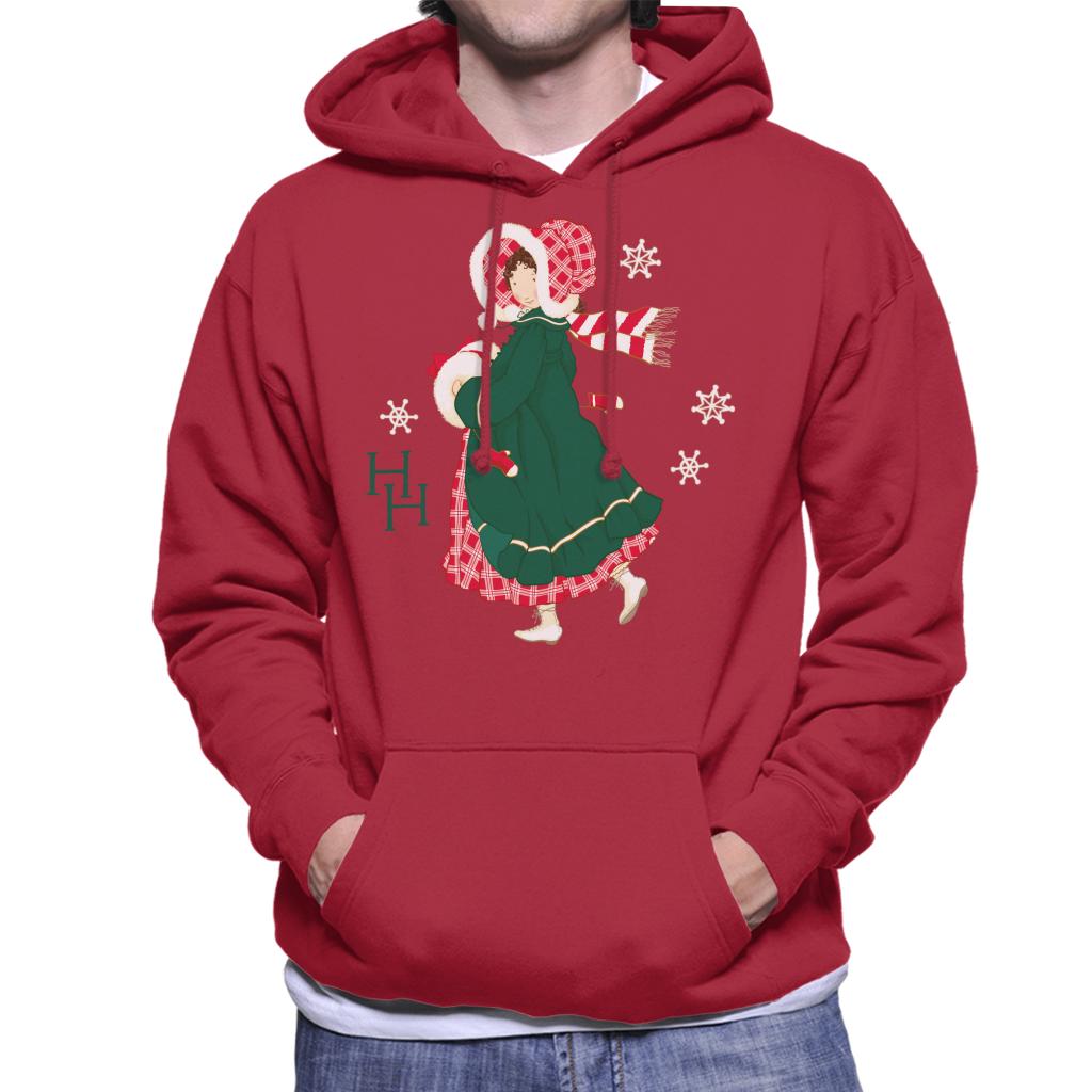 Holly Hobbie Christmas Dress Men's Hooded Sweatshirt-ALL + EVERY