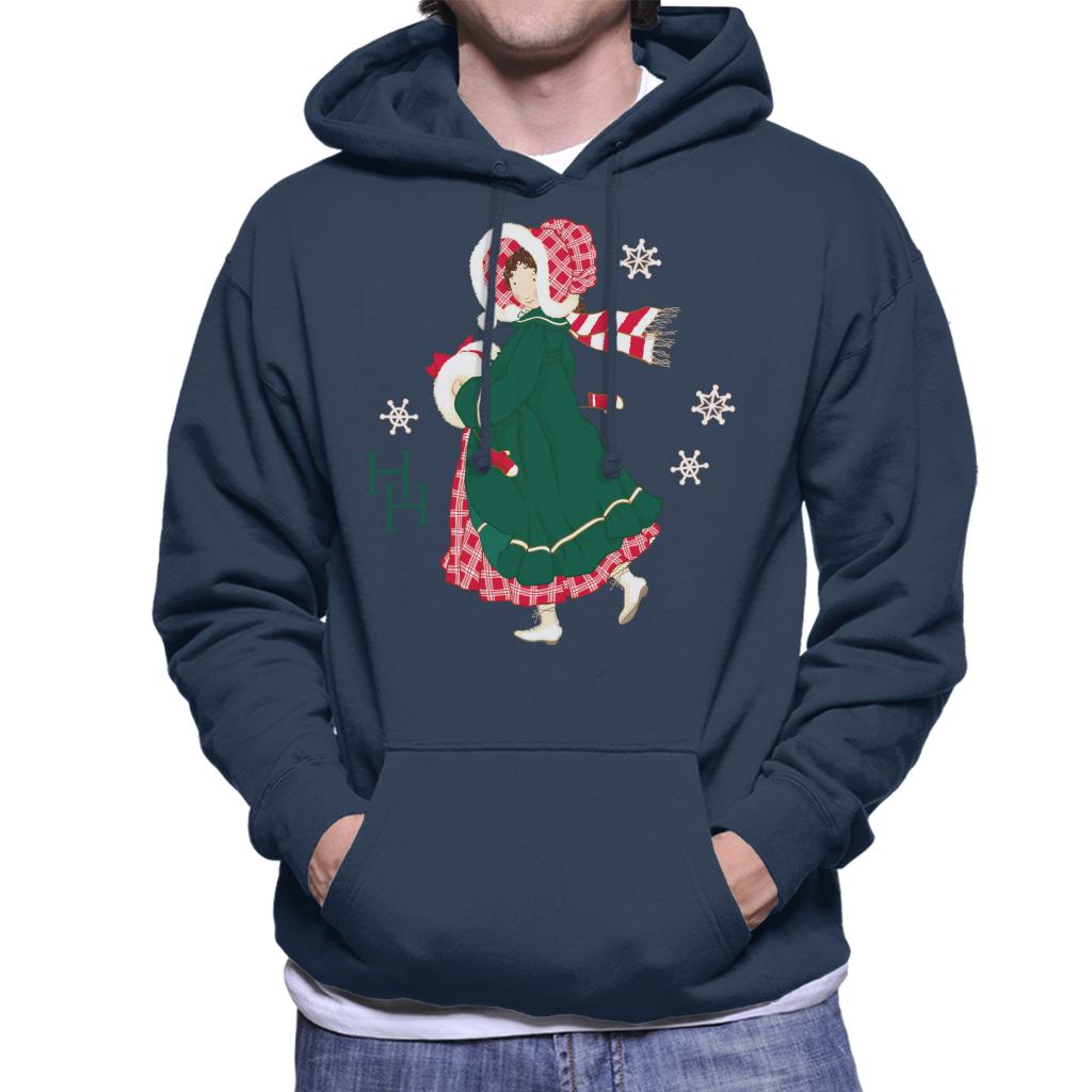 Holly Hobbie Christmas Dress Men's Hooded Sweatshirt-ALL + EVERY