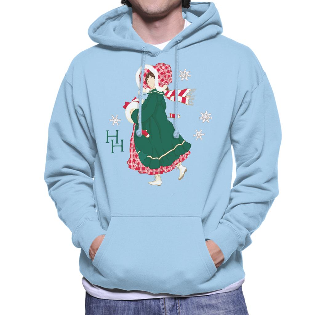 Holly Hobbie Christmas Dress Men's Hooded Sweatshirt-ALL + EVERY