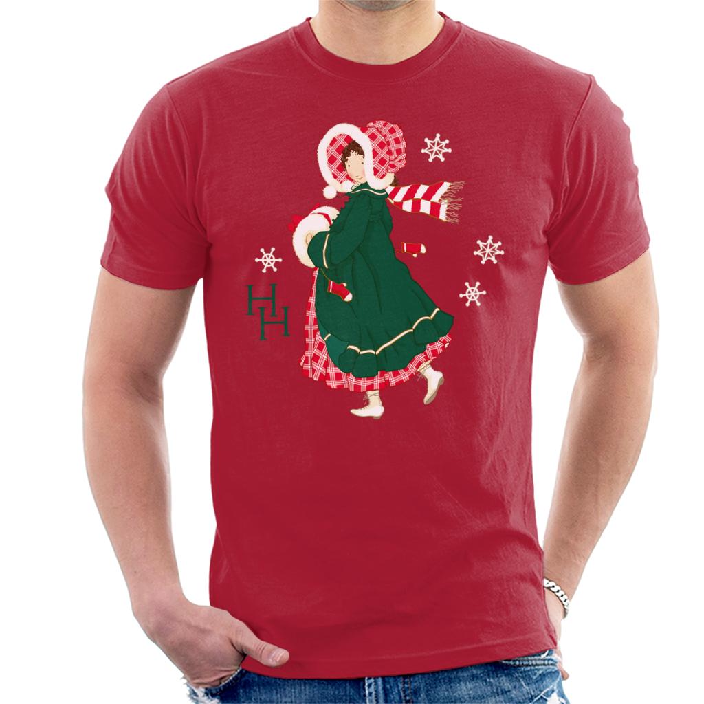 Holly Hobbie Christmas Dress Men's T-Shirt-ALL + EVERY