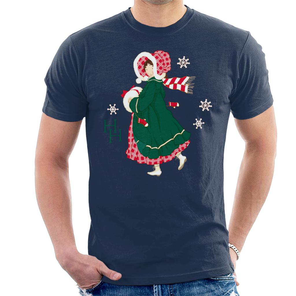 Holly Hobbie Christmas Dress Men's T-Shirt-ALL + EVERY