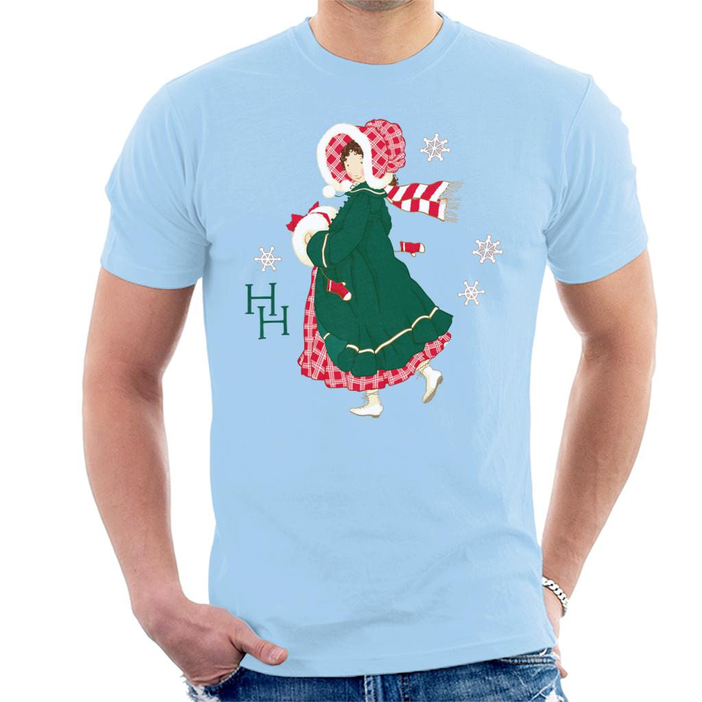 Holly Hobbie Christmas Dress Men's T-Shirt-ALL + EVERY