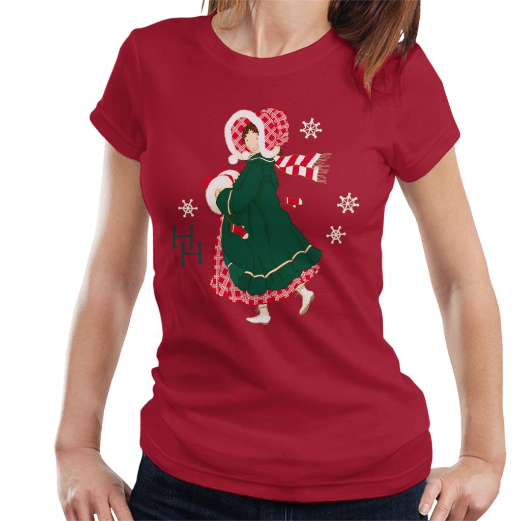 Holly Hobbie Christmas Dress Women's T-Shirt-ALL + EVERY