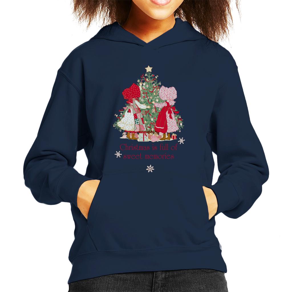 Holly Hobbie Christmas Sweet Memories Kid's Hooded Sweatshirt-ALL + EVERY