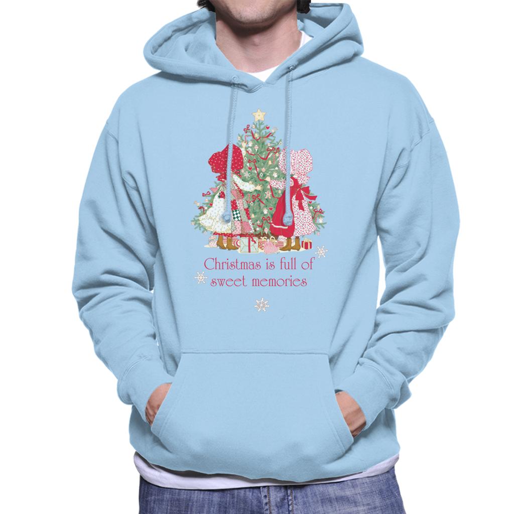 Holly Hobbie Christmas Sweet Memories Men's Hooded Sweatshirt-ALL + EVERY