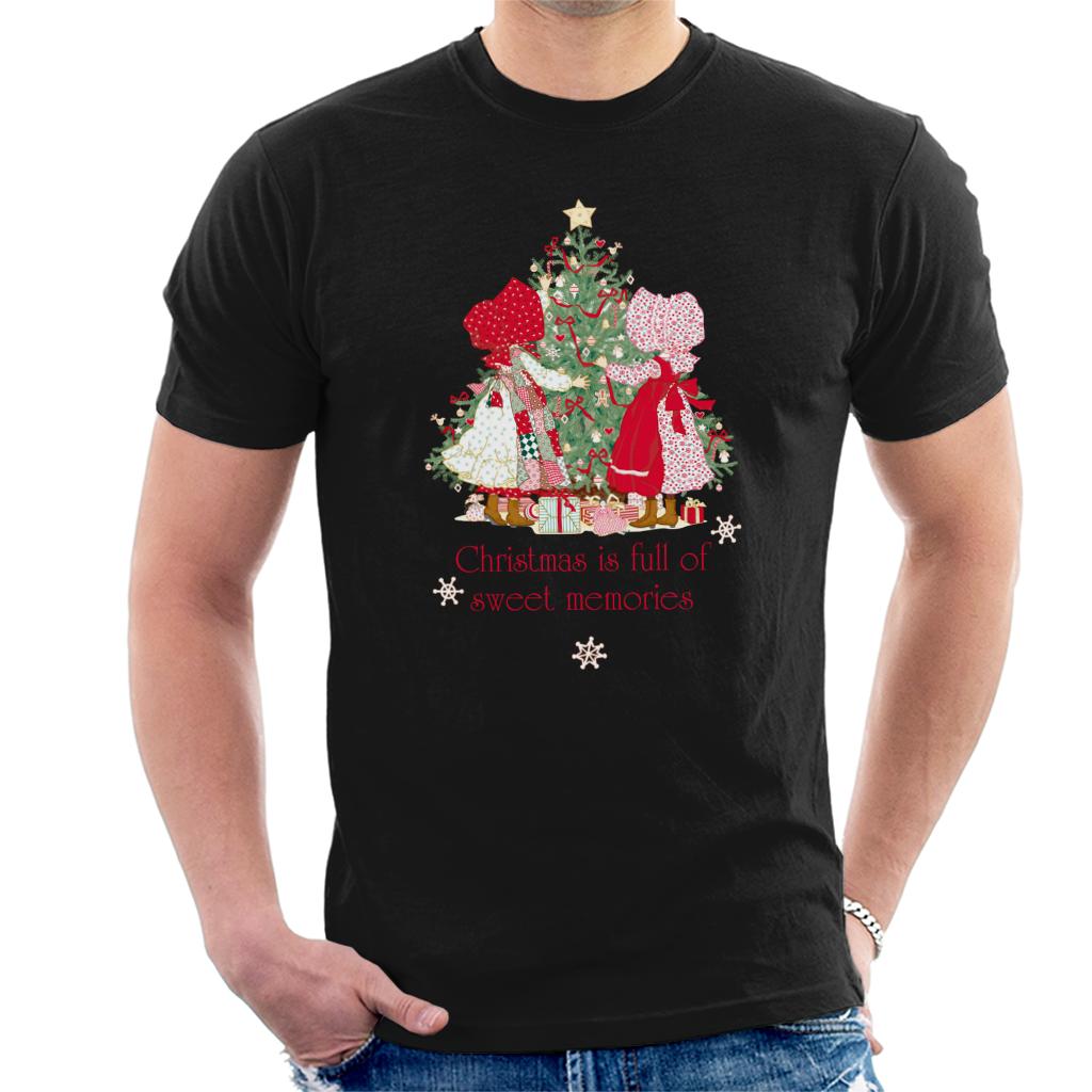 Holly Hobbie Christmas Sweet Memories Men's T-Shirt-ALL + EVERY