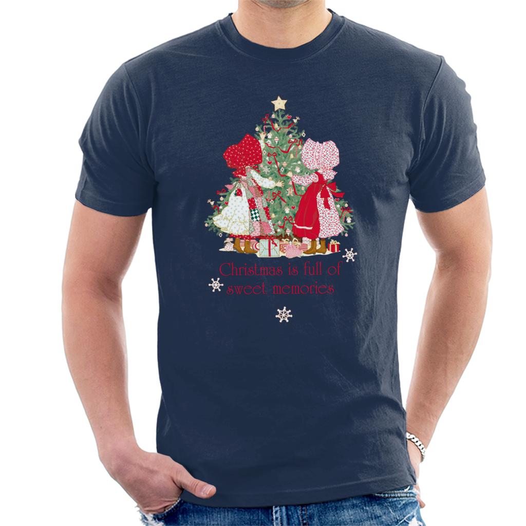 Holly Hobbie Christmas Sweet Memories Men's T-Shirt-ALL + EVERY