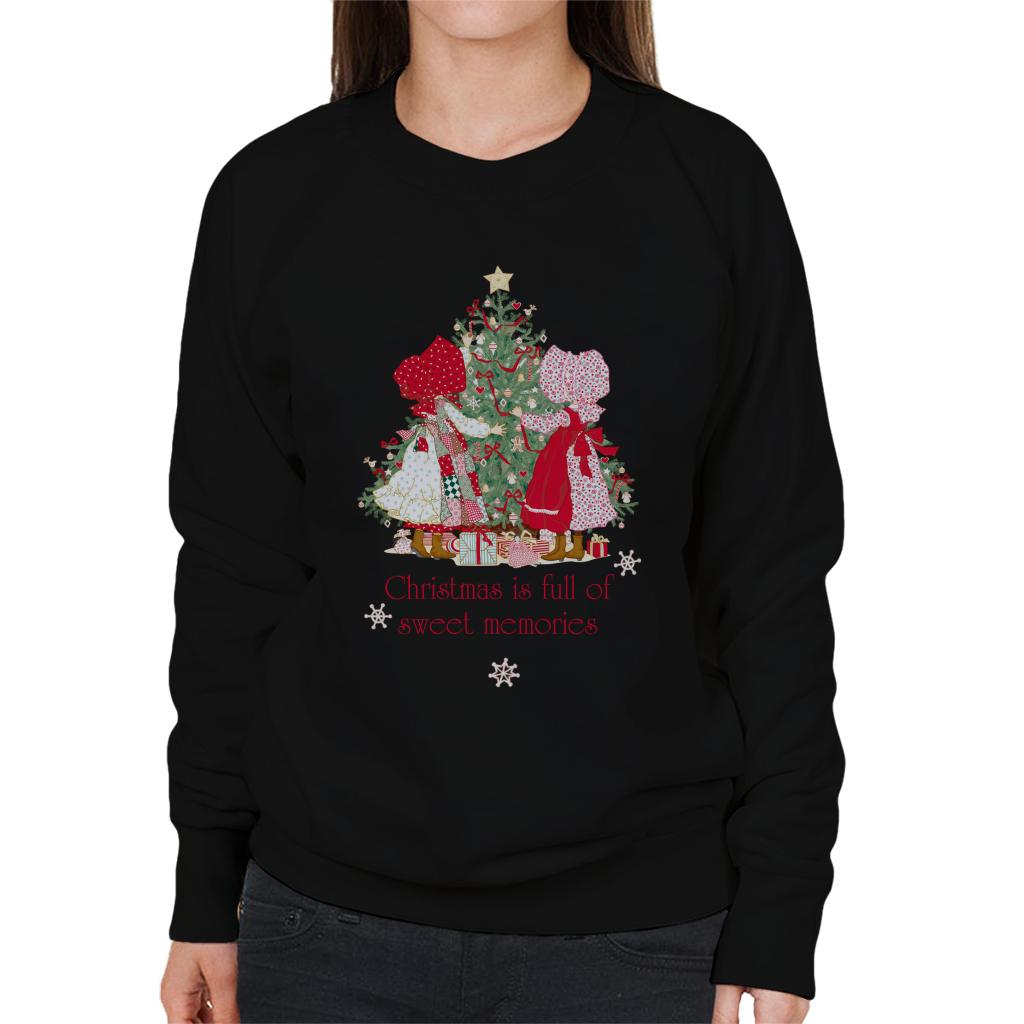 Holly Hobbie Christmas Sweet Memories Women's Sweatshirt-ALL + EVERY